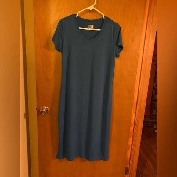 32 Degrees cool blue dress size medium GUC - Picture 1 of 3